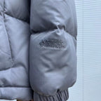 Black and Grey Puffer Jacket - Men's