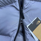 Black and Grey Puffer Jacket - Men's