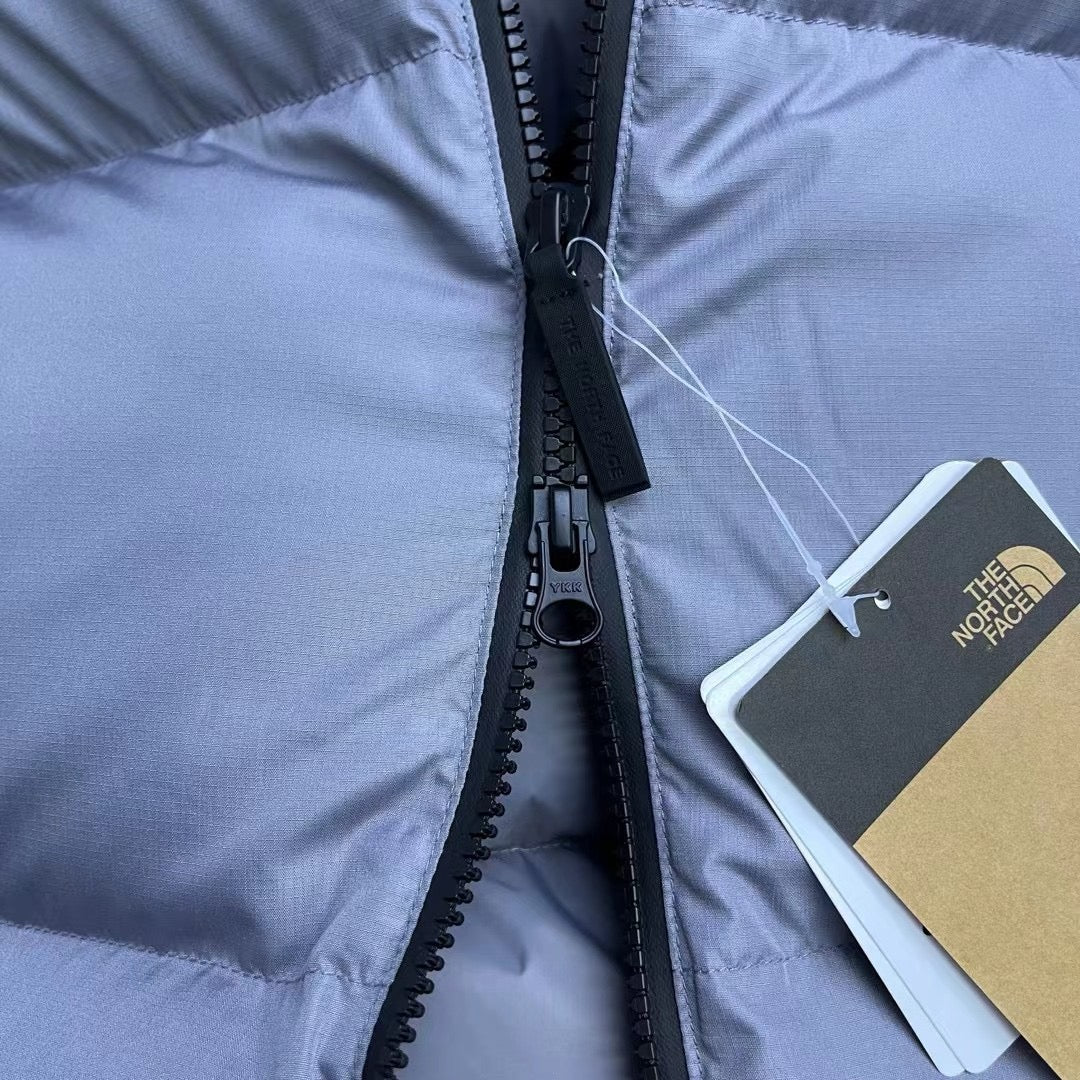 Black and Grey Puffer Jacket - Men's