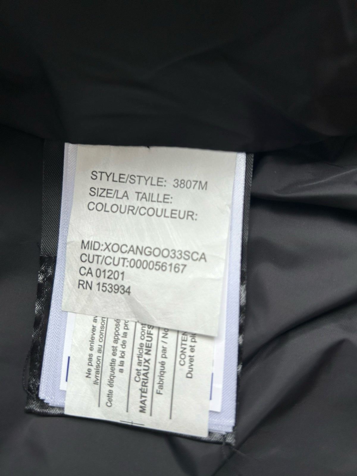 Schwarz-weiße Steppjacke für Herren