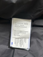 Schwarz-weiße Steppjacke für Herren