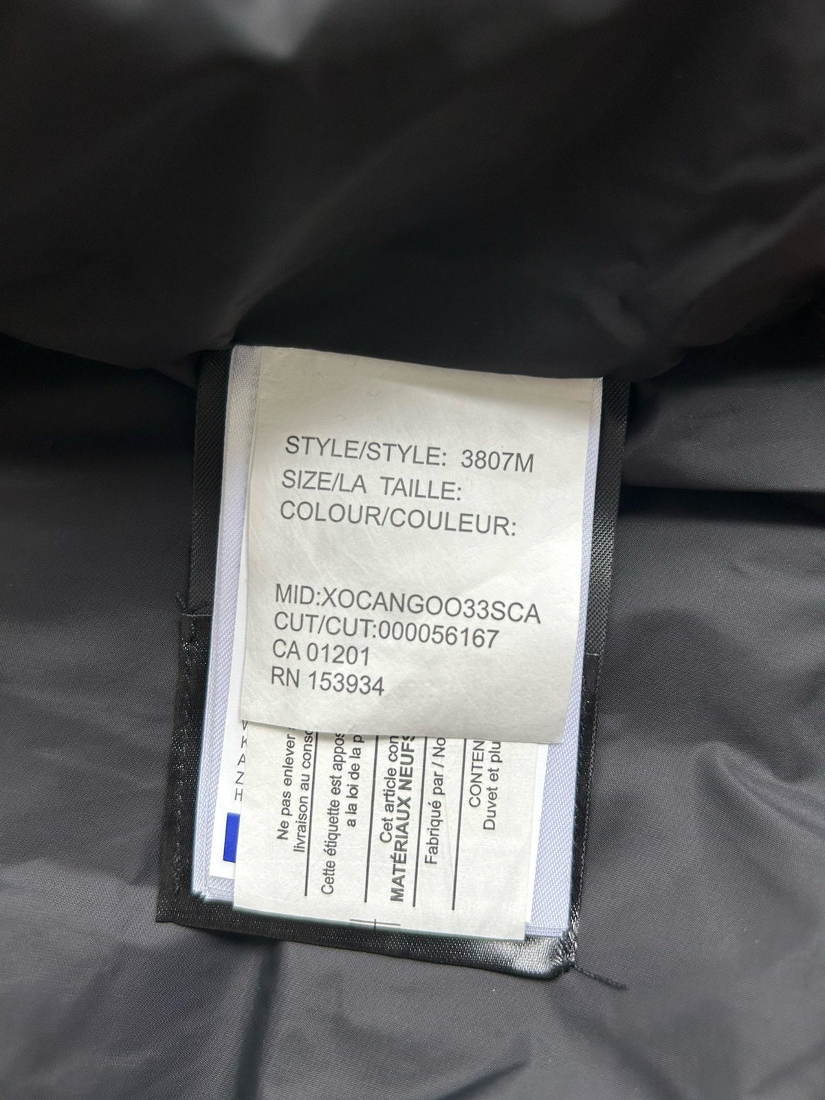 Schwarz-weiße Steppjacke für Herren
