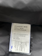 Schwarz-weiße Steppjacke für Herren