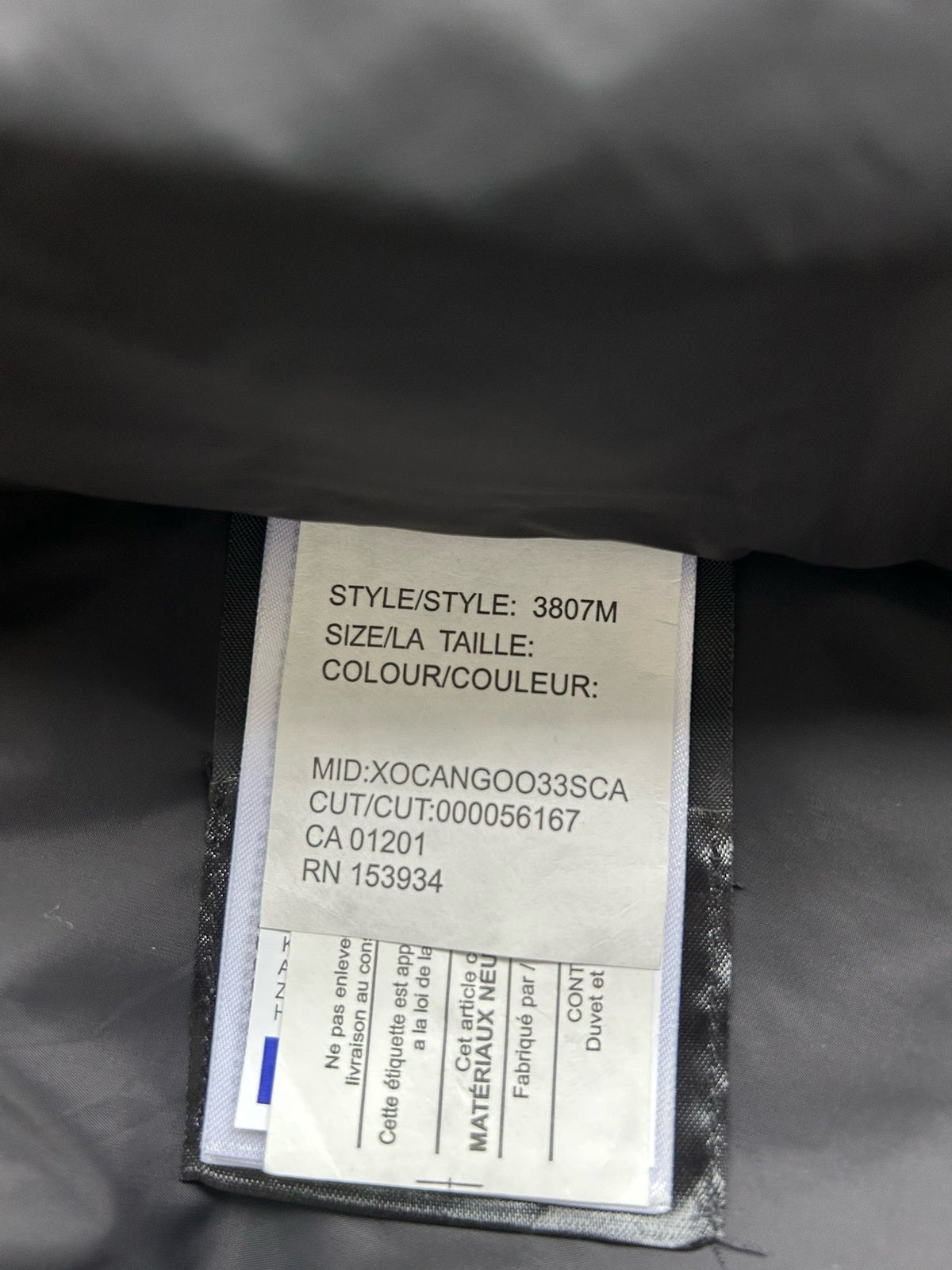 Schwarz-weiße Steppjacke für Herren