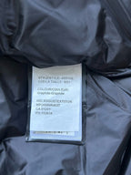 Schwarz-weiße Steppjacke für Herren