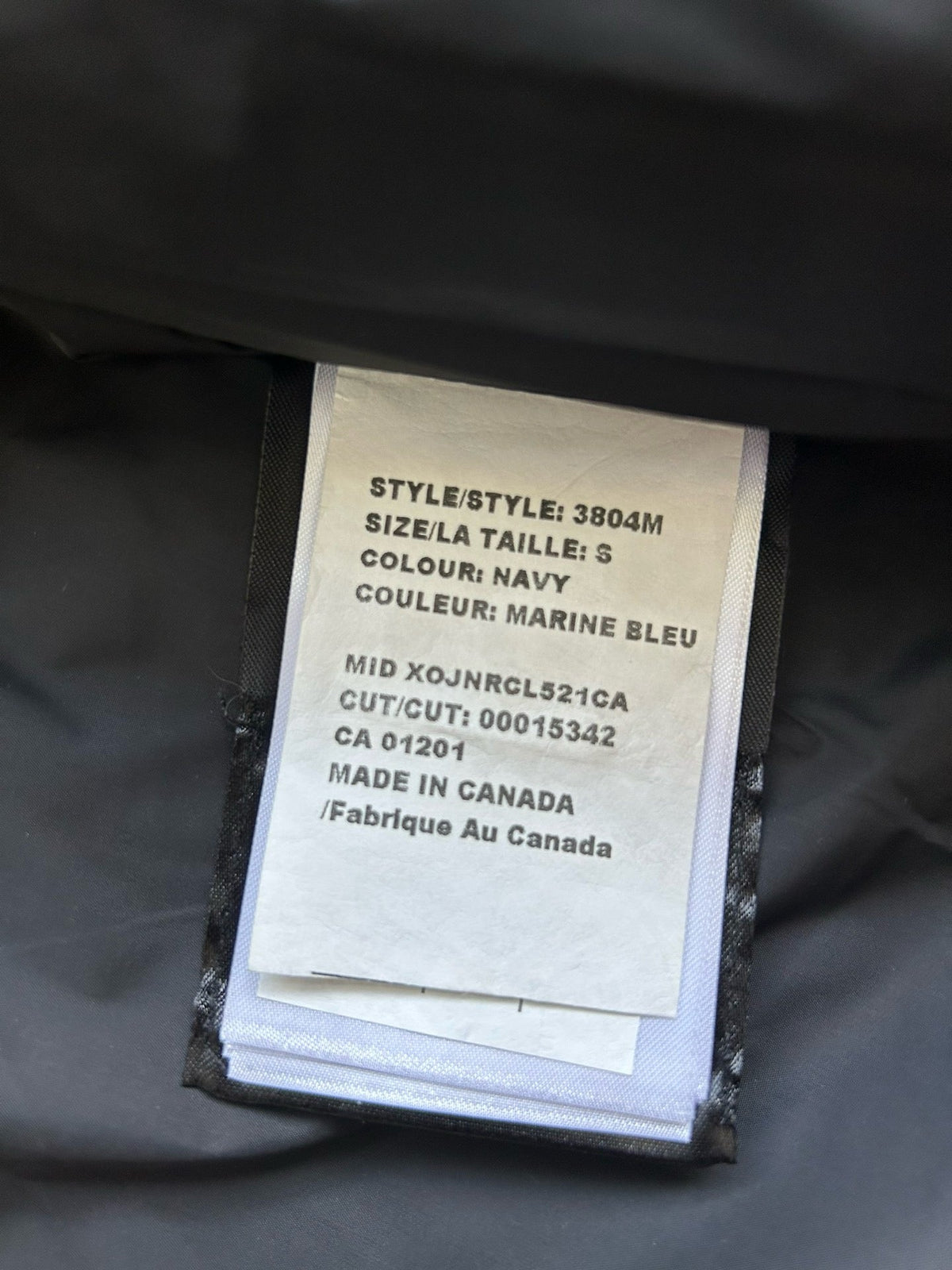Schwarz-weiße Steppjacke für Herren