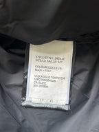 Schwarz-weiße Steppjacke für Herren