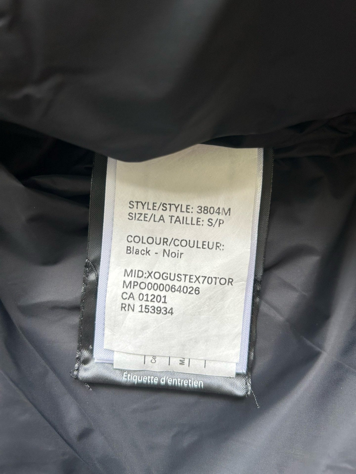 Schwarz-weiße Steppjacke für Herren