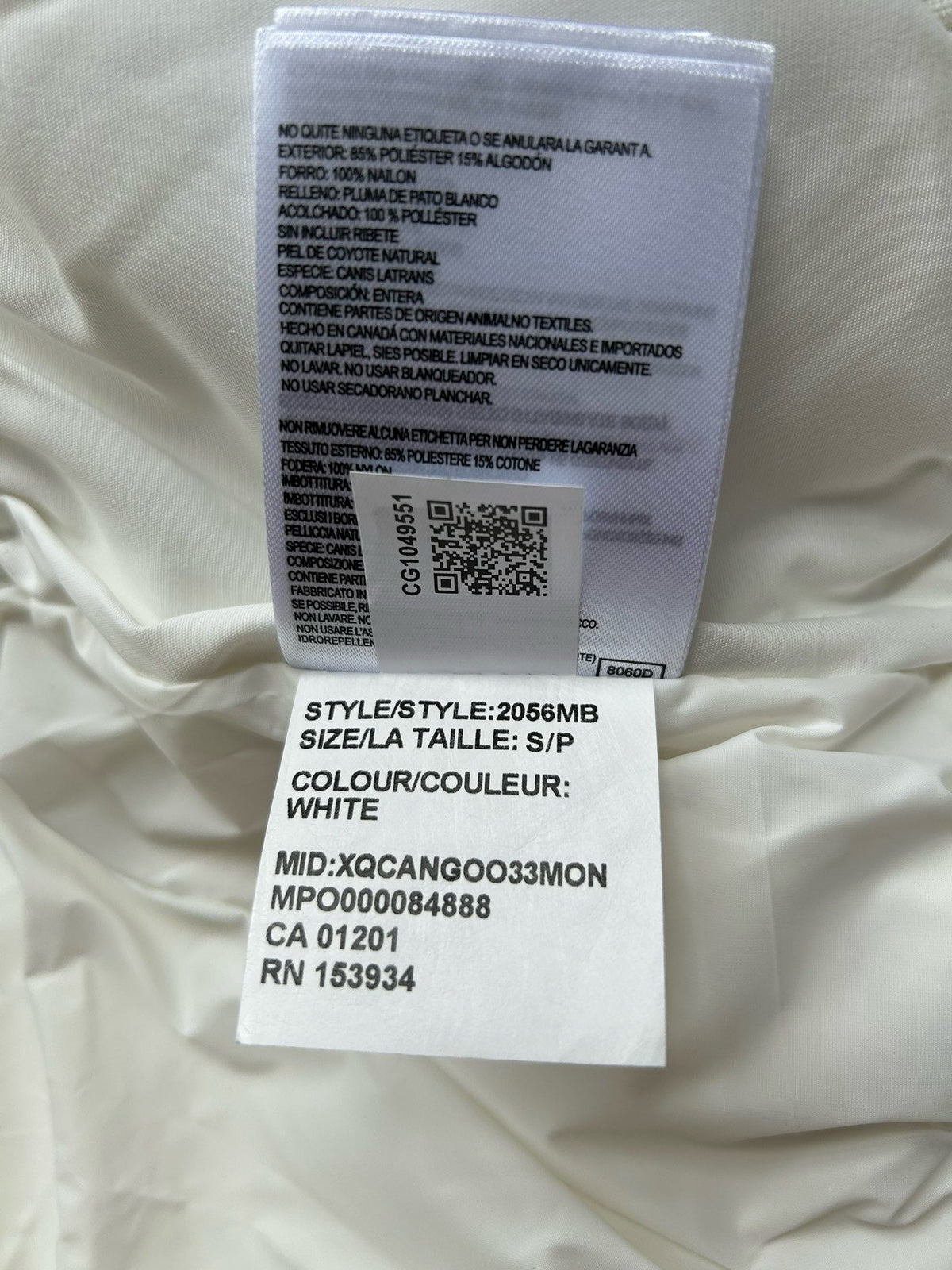 Schwarze Kapuzen-Pufferjacke aus Nylon – Herren