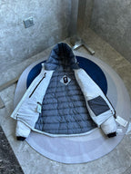 Black and White Puffer Jacket - Men's