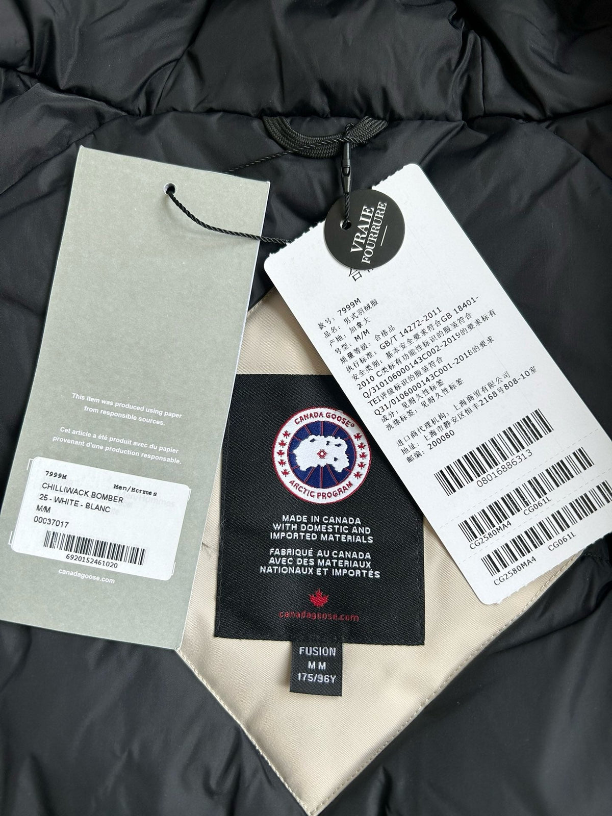 Mehrfarbiger Parka – Herren