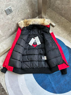 Mehrfarbiger Parka – Herren