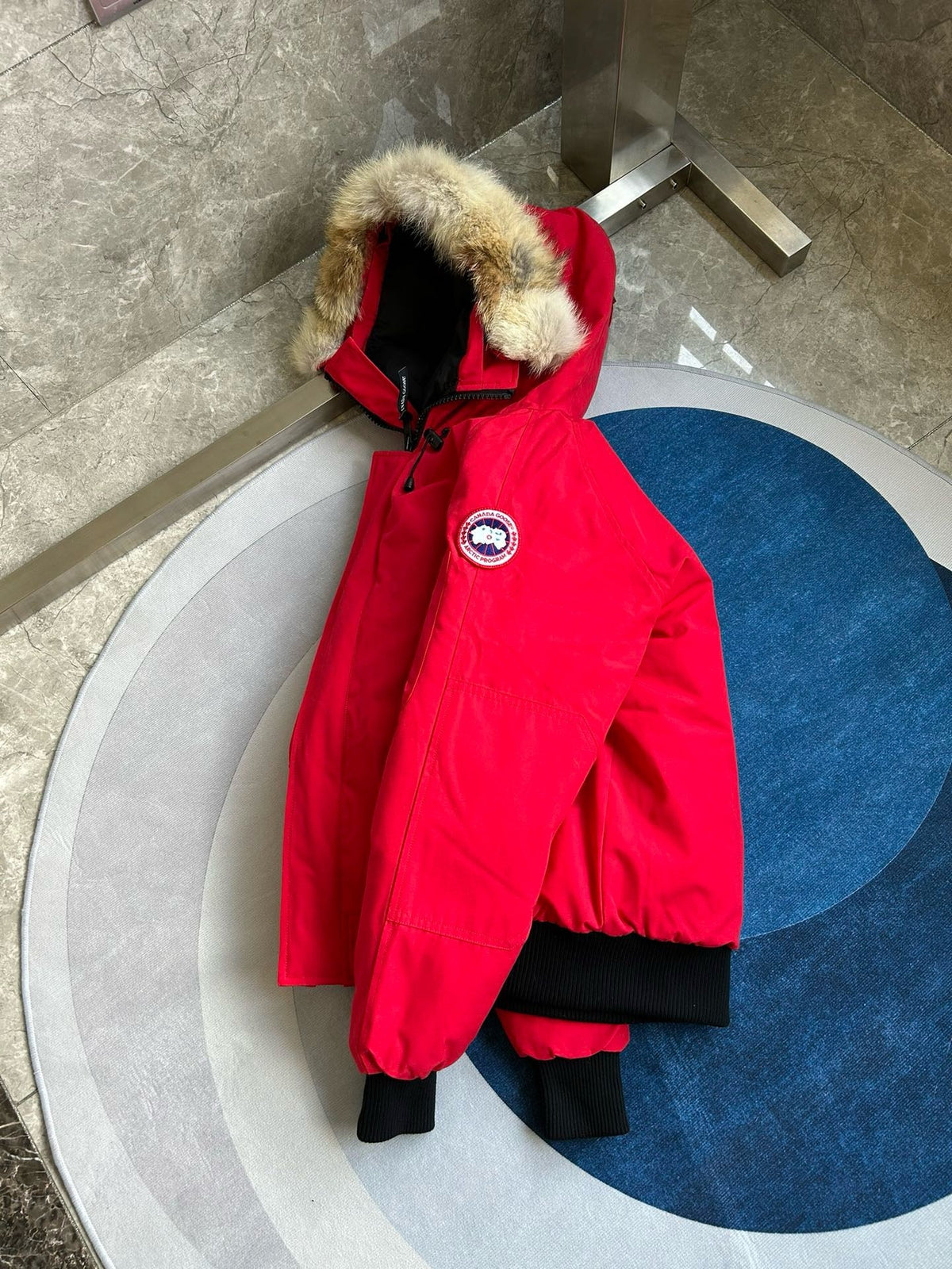 Mehrfarbiger Parka – Herren