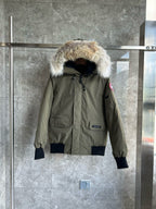 Mehrfarbiger Parka – Herren