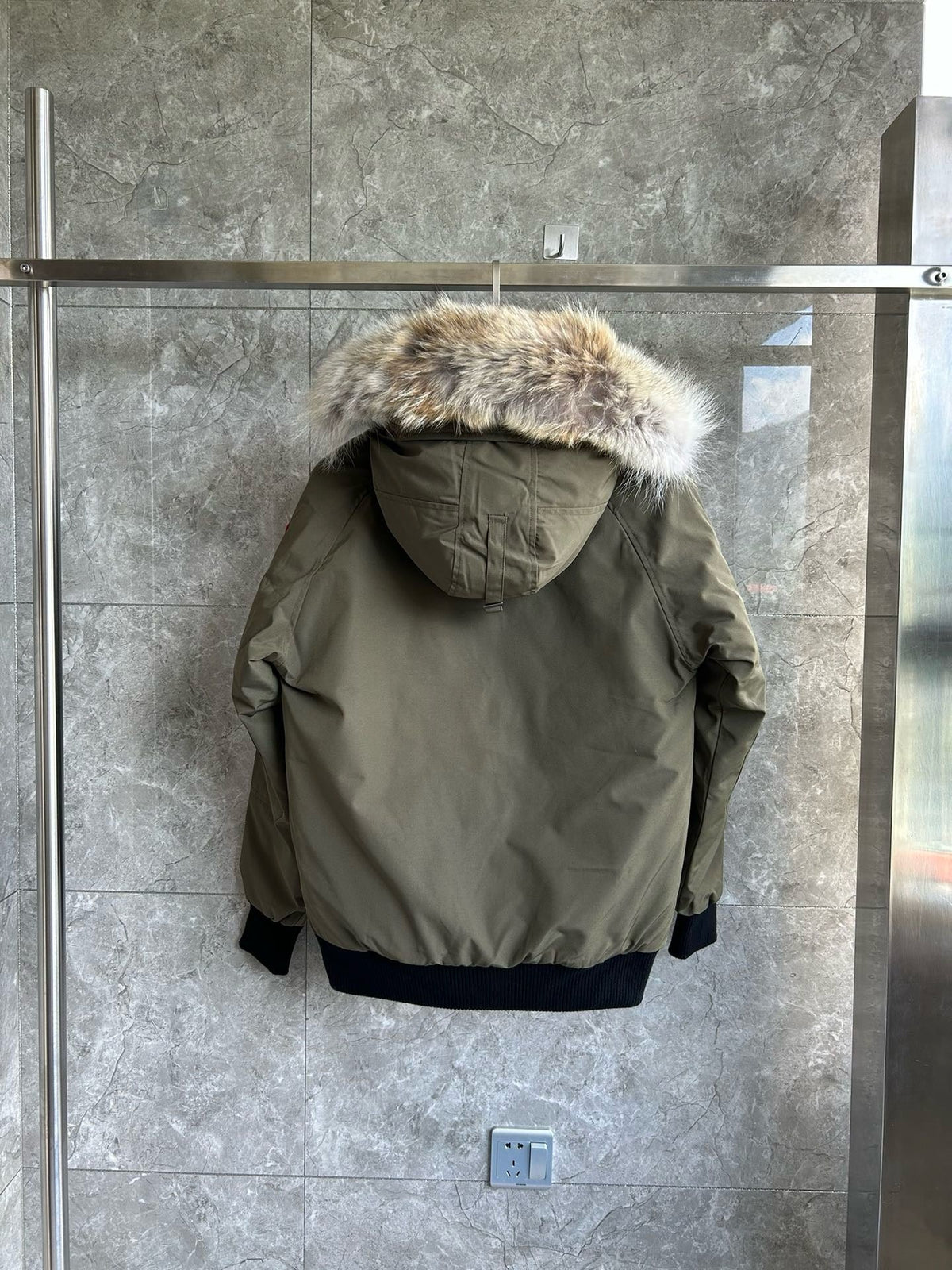 Mehrfarbiger Parka – Herren