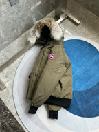 Mehrfarbiger Parka – Herren