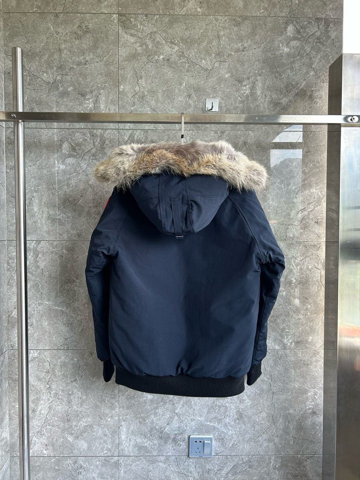 Mehrfarbiger Parka – Herren