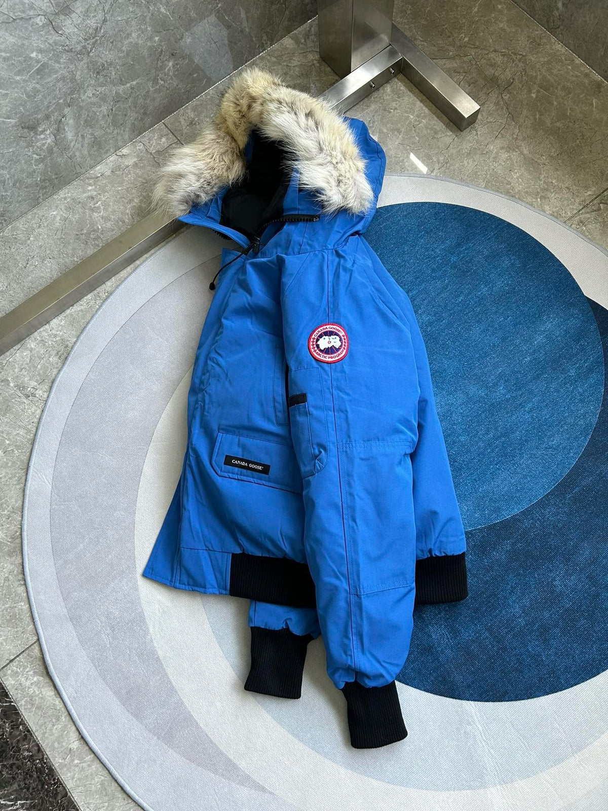 Mehrfarbiger Parka – Herren