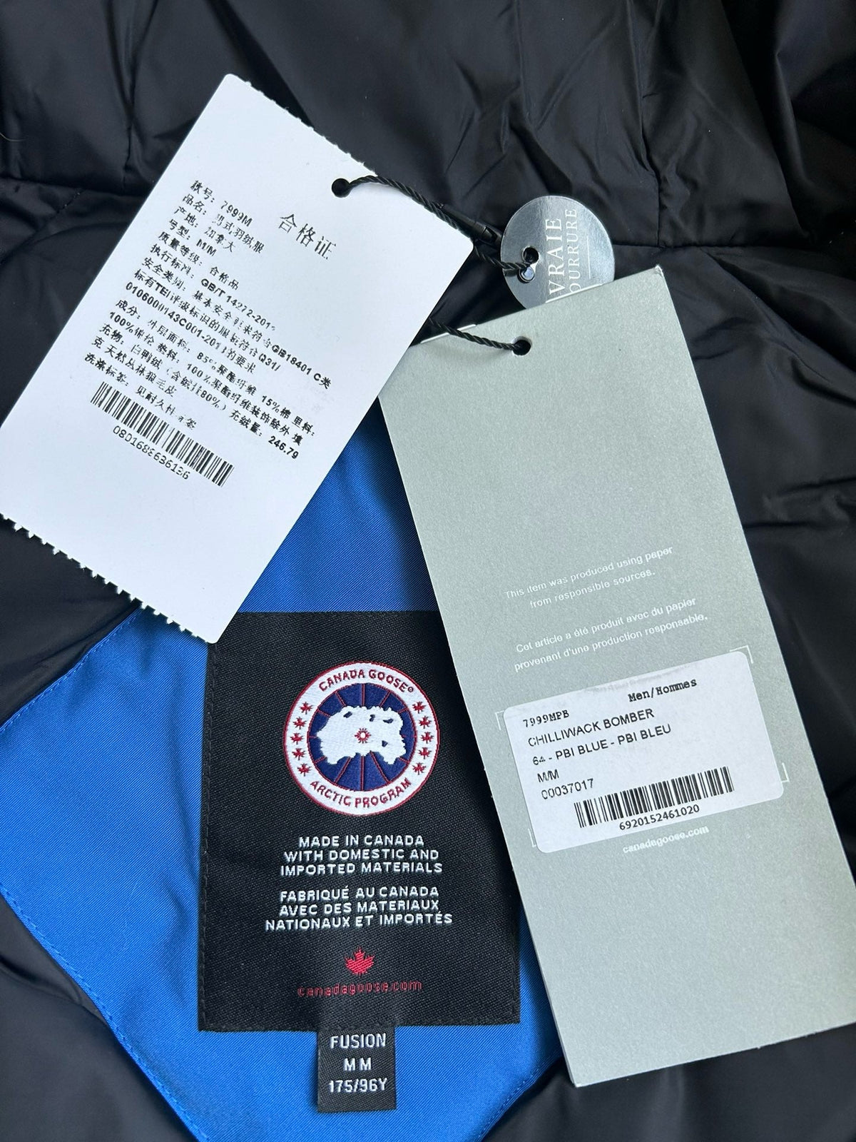 Mehrfarbiger Parka – Herren