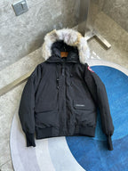 Mehrfarbiger Parka – Herren