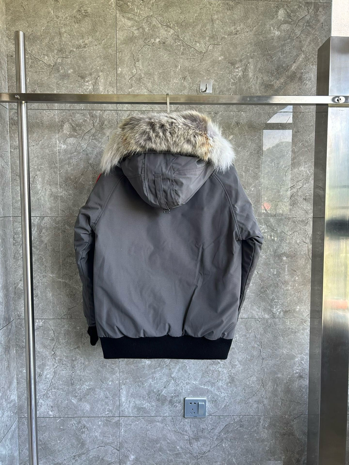 Mehrfarbiger Parka – Herren