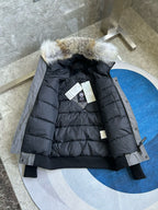 Mehrfarbiger Parka – Herren