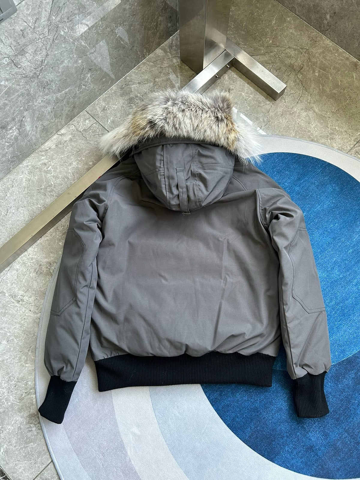 Mehrfarbiger Parka – Herren