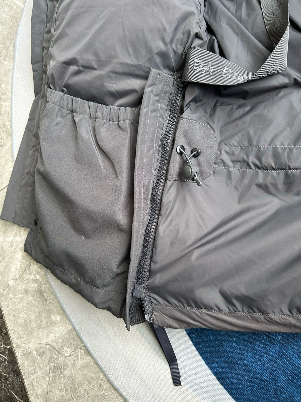 Black and White Parka - Men's