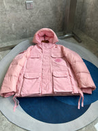 Black and White Parka - Men's