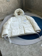 Black and White Parka - Men's
