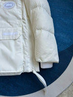 Black and White Parka - Men's