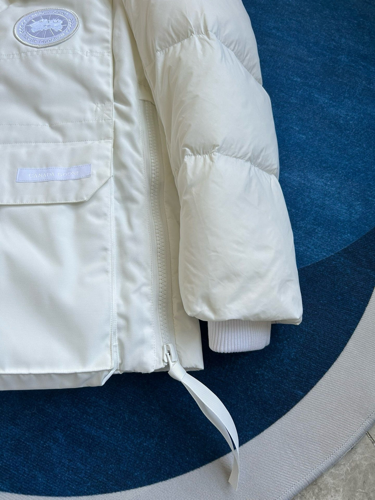 Black and White Parka - Men's