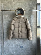 Light Pink and White Puffer Jacket - Men's