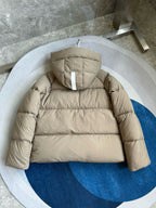 Light Pink and White Puffer Jacket - Men's