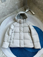 Light Pink and White Puffer Jacket - Men's