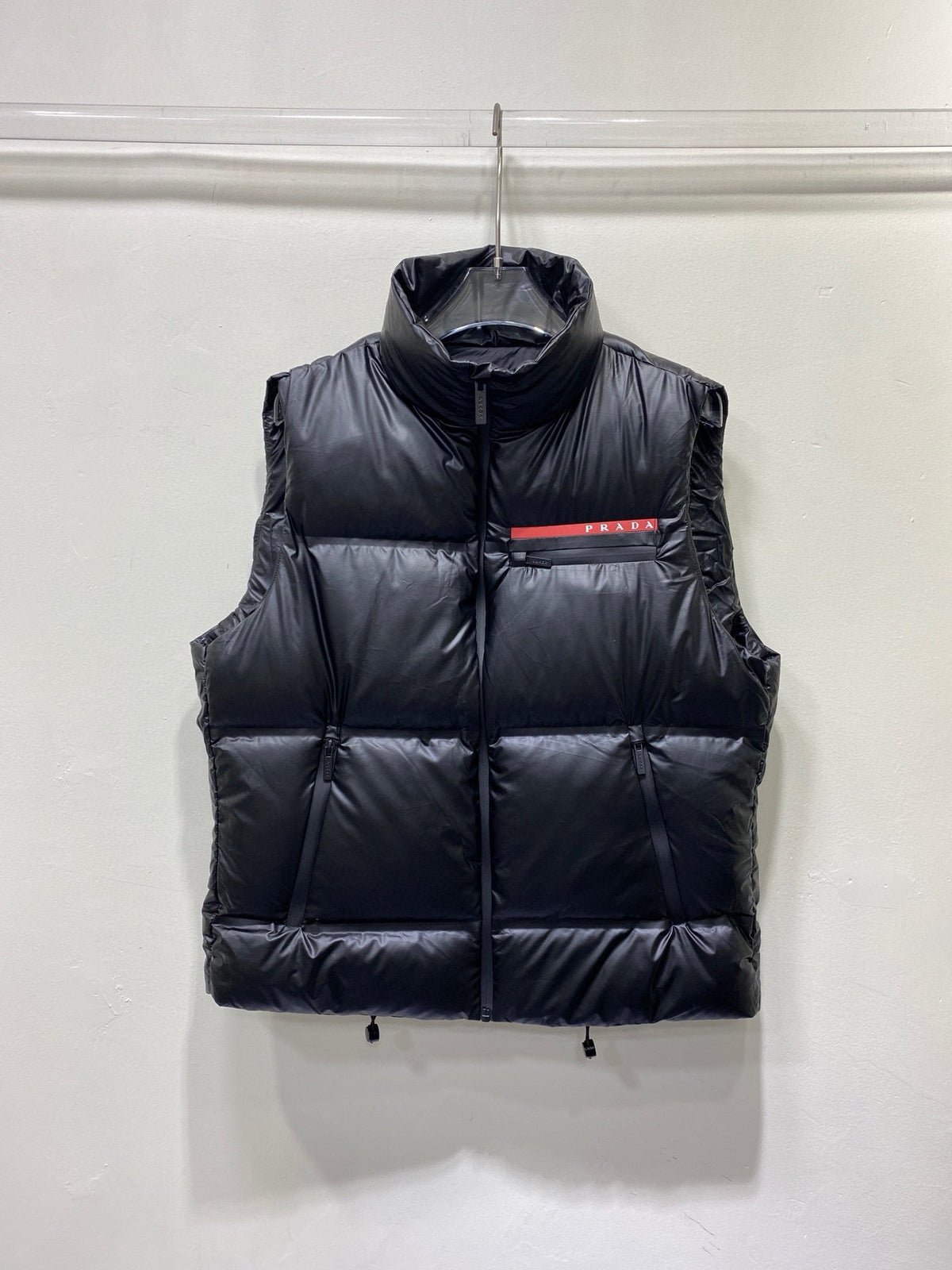 Black Nylon Down Gilet - Men's