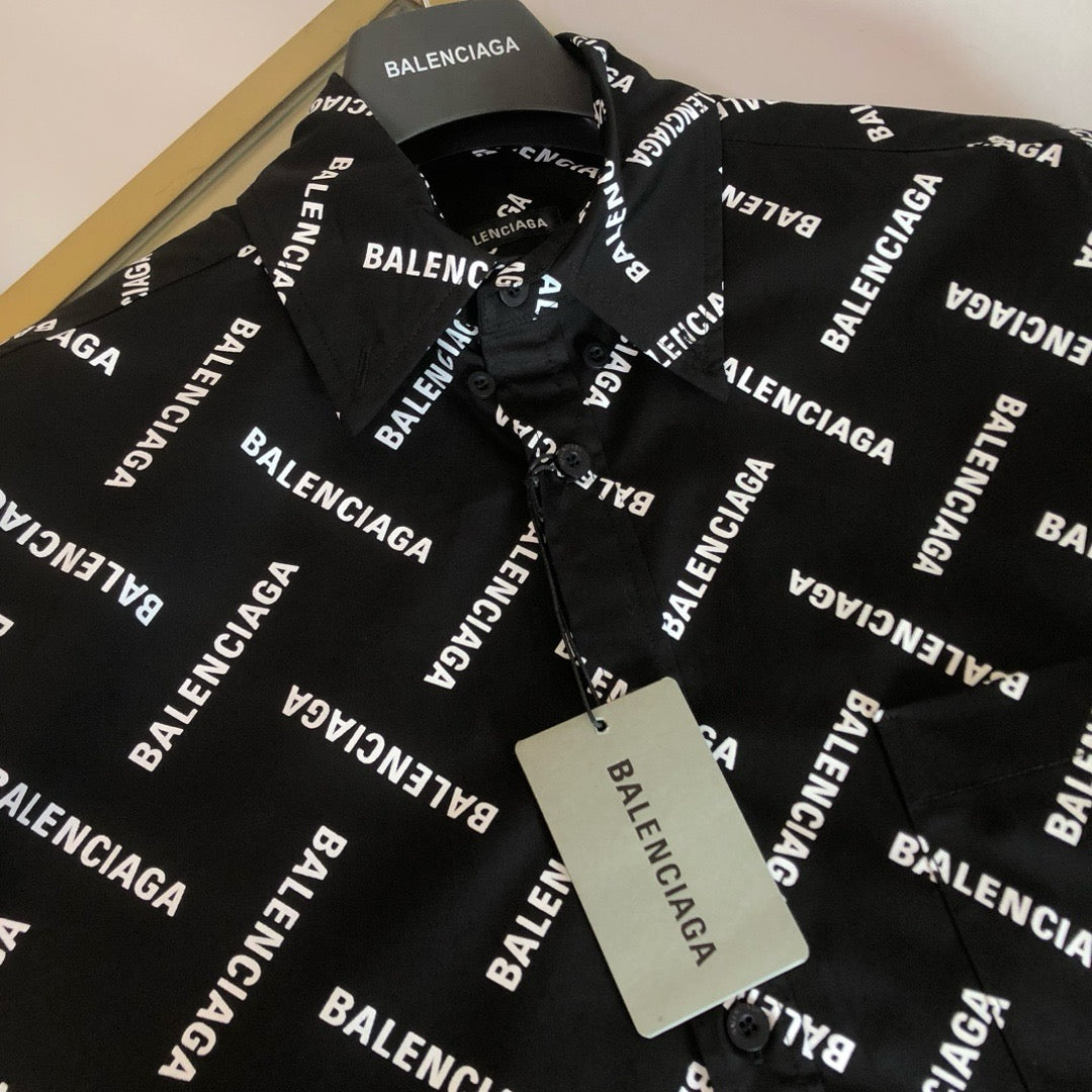 Schwarzes Langarmshirt aus Baumwolle mit Textprint – Herren