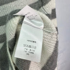 Grey Wool Striped Crewneck - Men's