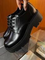 Schwarze Derby Schuhe - Herren
