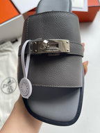 Camel Leather Buckle Single Band - Men's