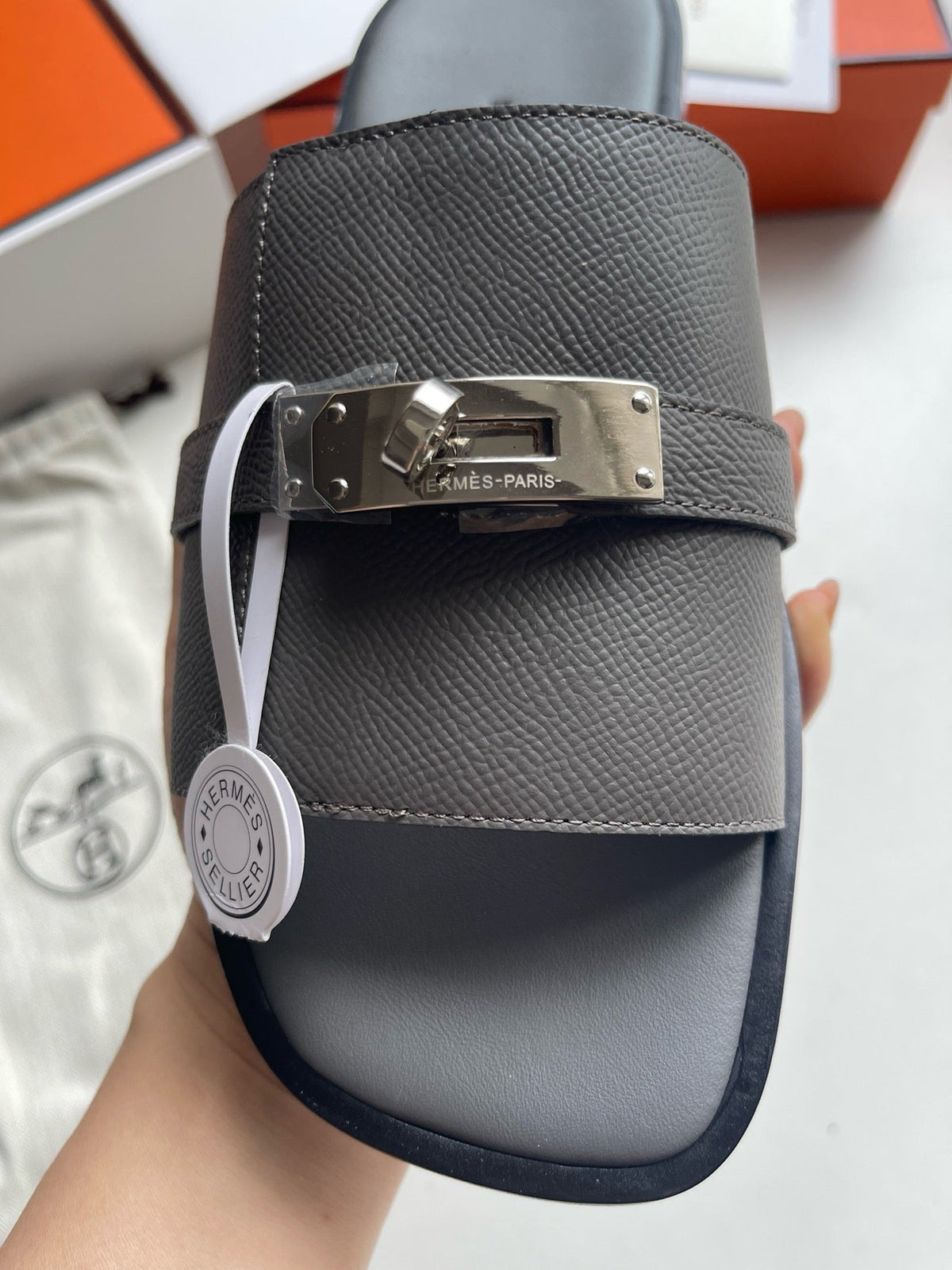 Camel Leather Buckle Single Band - Men's
