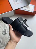 Camel Leather Buckle Single Band - Men's