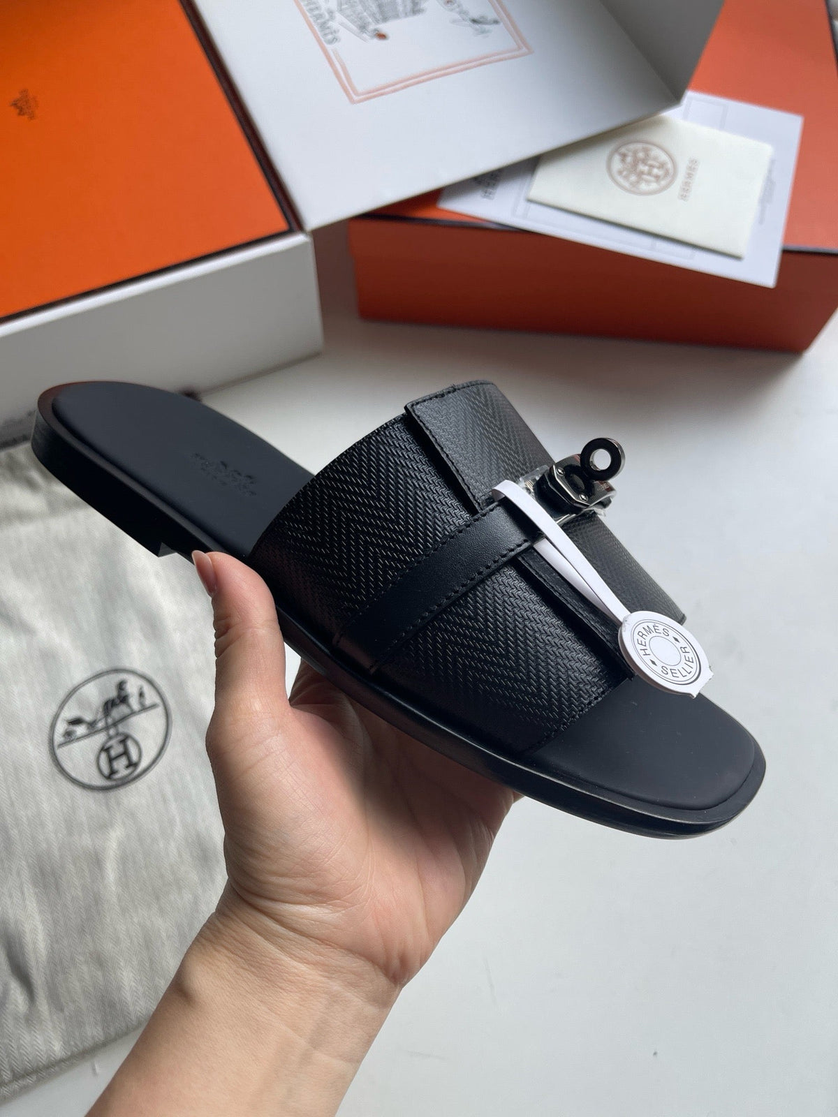Camel Leather Buckle Single Band - Men's