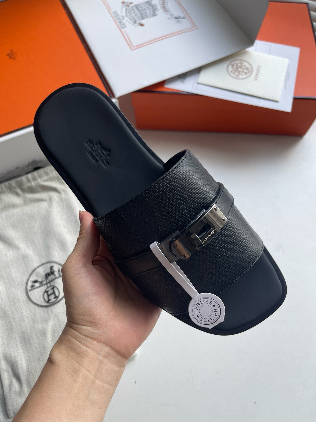 Camel Leather Buckle Single Band - Men's