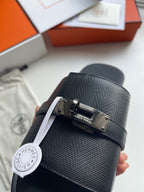 Camel Leather Buckle Single Band - Men's