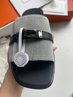 Camel Leather Buckle Single Band - Men's