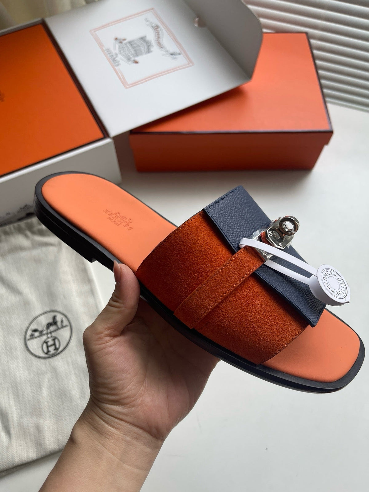Camel Leather Buckle Single Band - Men's