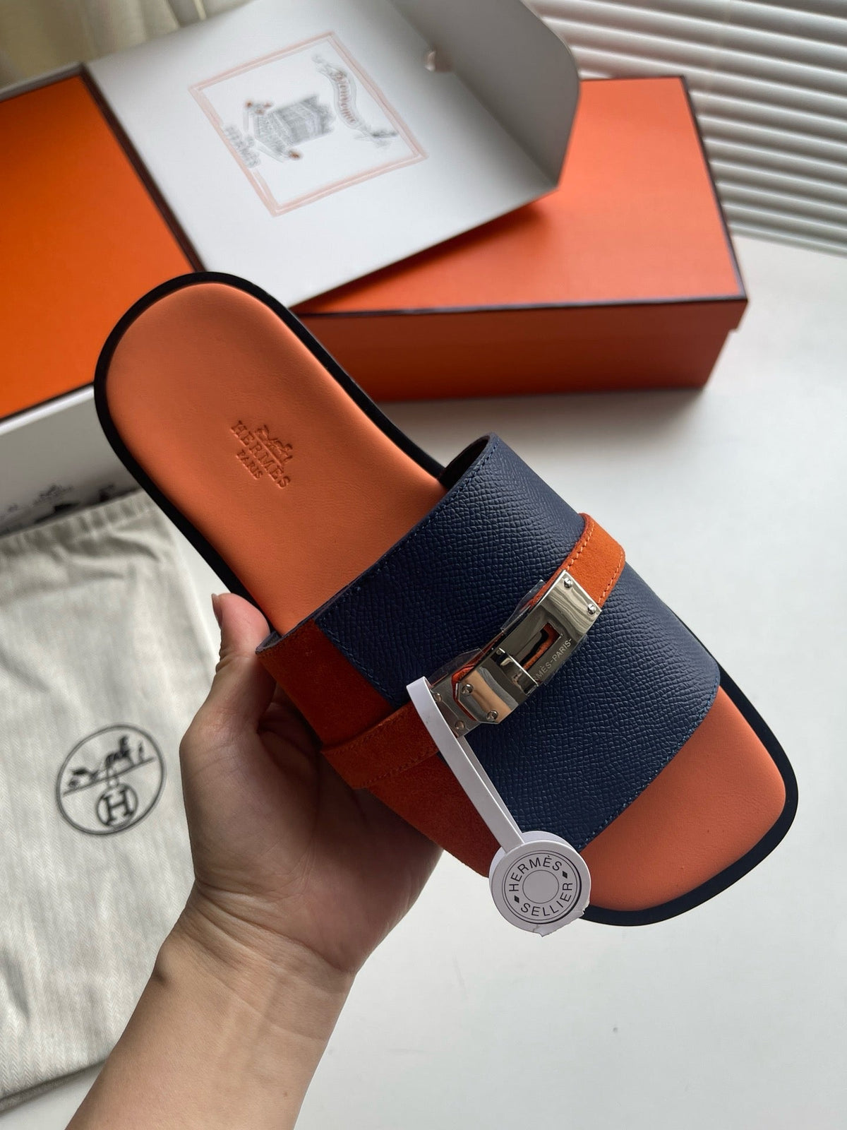 Camel Leather Buckle Single Band - Men's