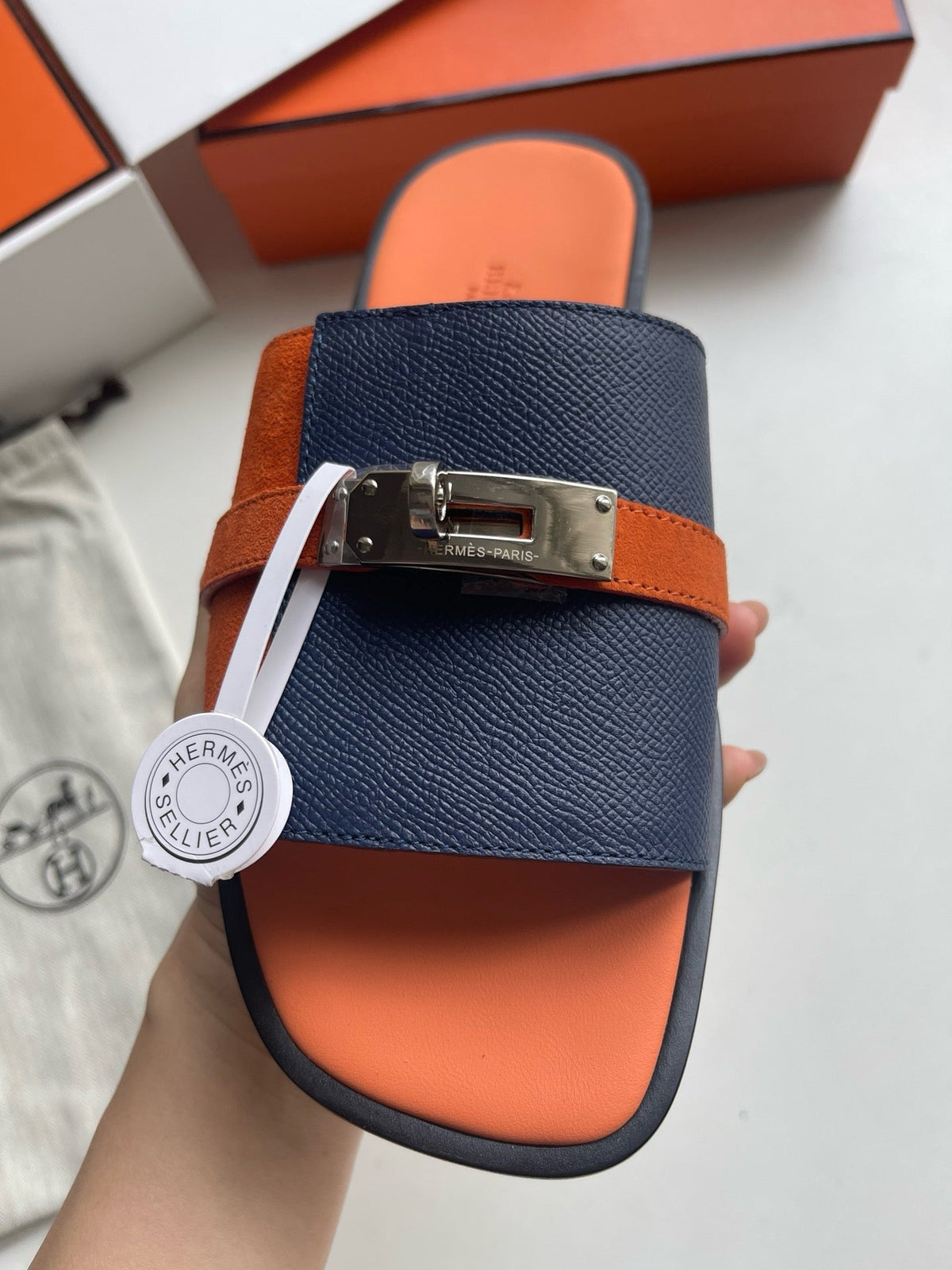 Camel Leather Buckle Single Band - Men's