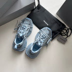 Sky Blue and Pink Sneakers